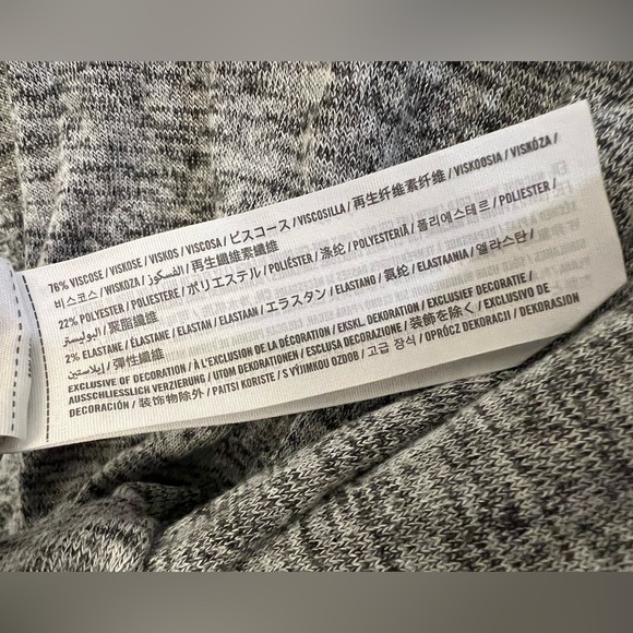 Hollister Gray Heathered Long Sleeve Tee Shirt Lightweight Sweater Top Small S - Picture 6 of 6